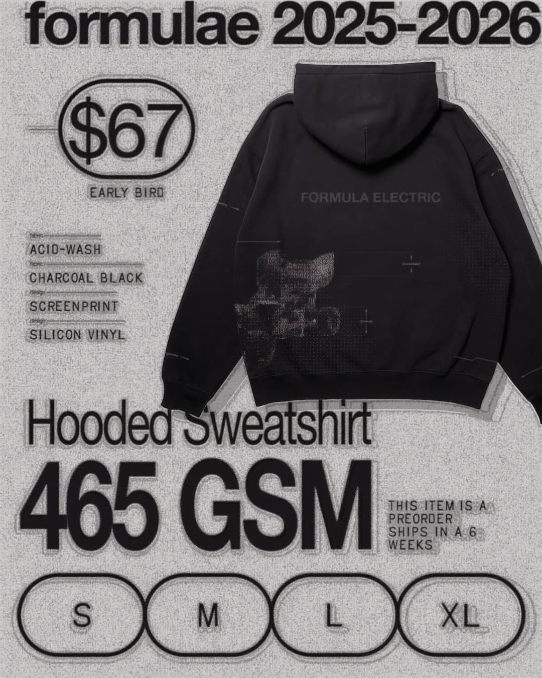 formulae hoodie drop, slide 1
